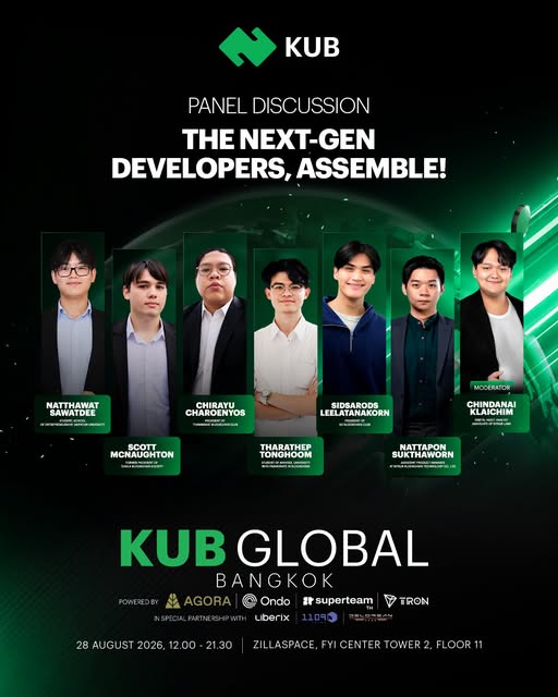 โปสเตอร์ KUB Global Bangkok 2026: The Next-Gen Developers, Assemble!